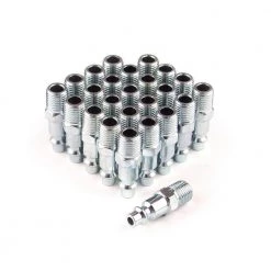 1/4 in. Steel Male Industrial Plug (25-Piece) by Primefit