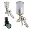 HVLP Gravity Feed Spray Gun Kit by Primefit 2 HVLP Gravity Feed Spray Gun Kit by Primefit -Primefit Shop primefit air compressor parts sgk1000 64 1000
