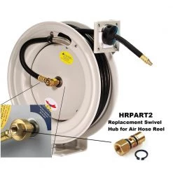 50 ft. Industrial Grade Retractable Air Hose Reel with Rubber Air Hose by Primefit -Primefit Shop primefit air hoses hrrub380503 fa 1000