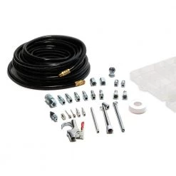 25-Piece 50 ft. PVC Air Hose with Air Accessory Kit and Storage Case by Primefit