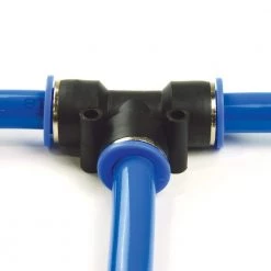 Push to Connect Air Tee Fitting for 1/2 in. OD Tubing by Primefit -Primefit Shop primefit air hoses pc1212t 1f 1000