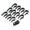 1/2 in. Air Push-to-Connect Nylon Tube Clamps Attach Nylon Tube to Garage Walls (12-Piece) by Primefit -Primefit Shop primefit air hoses pc12hc 64 1000