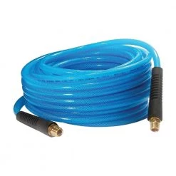 1/4 in. x 50 ft. 200 psi Reinforced Premium Polyurethane Air Hose with Field Repairable Ends by Primefit