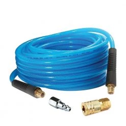 1/4 in. x 50 ft. Polyurethane Air Hose with Coupler/Plug (Maximum 200 PSI Pressure) by Primefit