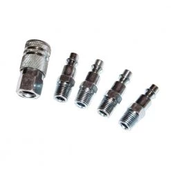 1/4 in. Steel Quick Coupler Set (5-Piece) by Primefit