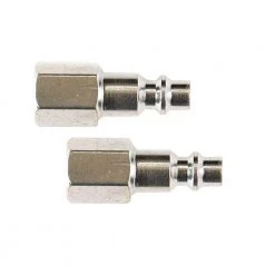1/4 in. Industrial Steel Plug Set with 1/4 in. Female NPT (2-Piece) by Primefit