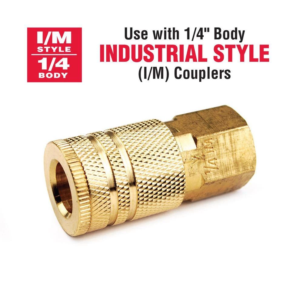 1/4 in. Industrial Steel Plug Set with 1/4 in. Male NPT (2-Piece) by Primefit 4 1/4 in. Industrial Steel Plug Set with 1/4 in. Male NPT (2-Piece) by Primefit - Image 2