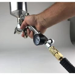 Spray Gun Air Adjusting Valve with Gauge Adjust Air Pressure from 0 PSI to 125 PSI for Perfect Air Flow by Primefit -Primefit Shop primefit air tool accessory kits rsg1400g 4f 1000