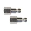 1/4 in. Automotive Steel Plug Set with 1/4 in. Female NPT (2-Piece) by Primefit -Primefit Shop primefit air tool accessory kits tp1414fs 2 64 1000