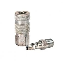 1/4 in. ARO Steel Coupler Set with Male Plug (2-Piece) by Primefit