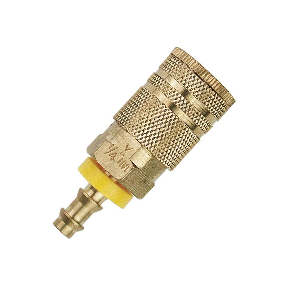 1/4 in. x 1/4 in. Push on Barb 6-Ball Industrial Brass Coupler Bulk Bagged (10-Pack) by Primefit 4 1/4 in. x 1/4 in. Push on Barb 6-Ball Industrial Brass Coupler Bulk Bagged (10-Pack) by Primefit - Image 2