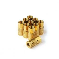 6-Ball Industrial/M-Style Brass Coupler (1/4 in. x 3/8 in. Female NPT) (10-Pack) by Primefit