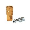 1/4 in. Industrial Brass Coupler Set with Male Plug (2-Piece) by Primefit -Primefit Shop primefit air tool fittings ik1001 2 64 1000