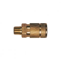 1/4 in. Automotive 6-Ball Brass Coupler with 1/4 in. Male NPT by Primefit