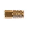 1/4 in. Universal Brass Coupler with 1/4 in. Female NPT by Primefit -Primefit Shop primefit air tool fittings uc1414fb 64 1000