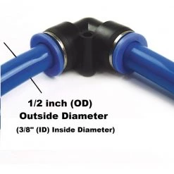 1/2 in. Air Push To Connect - Connector Kit for OD Air Tubing (9-Piece) by Primefit -Primefit Shop primefit compressor accessories pckit9 4f 1000