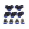 1/2 in. Air Push To Connect - Connector Kit for OD Air Tubing (9-Piece) by Primefit -Primefit Shop primefit compressor accessories pckit9 64 1000